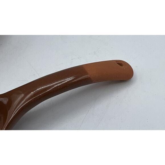 Terra Cotta Bortner & Bortner Small Seal Serving Bowl Ladle 5" Dia 2.5" Tall - Picture 2 of 7